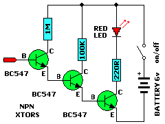 Схема пробника проводки
